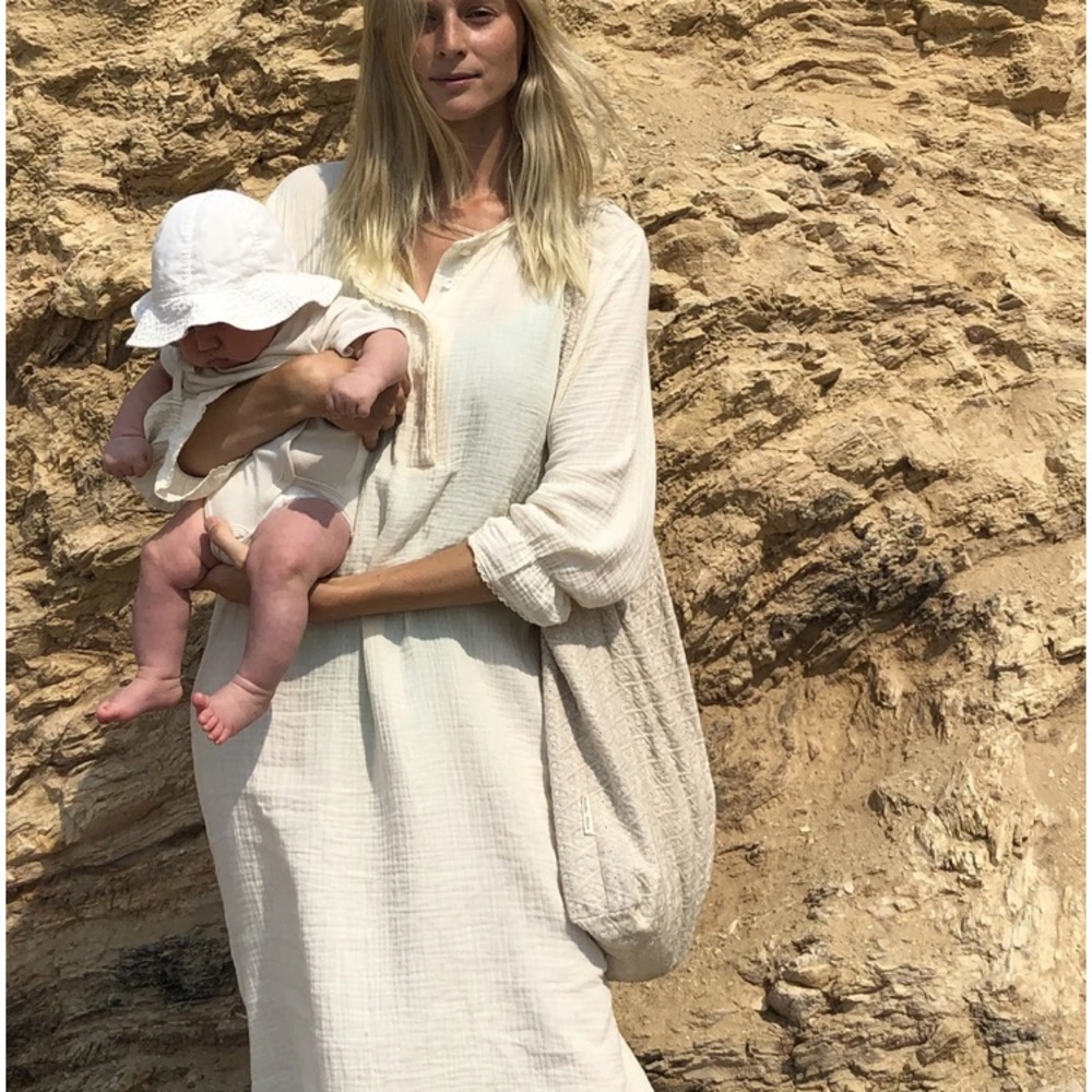Nothing Fits But Gauze Nursing Dress